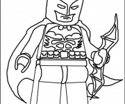 Coloriage Légo héro Batman