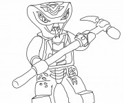 Coloriage Légo Ninjago Slithraa