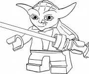 Coloriage et dessins gratuit Légo Star Wars Personnage à imprimer