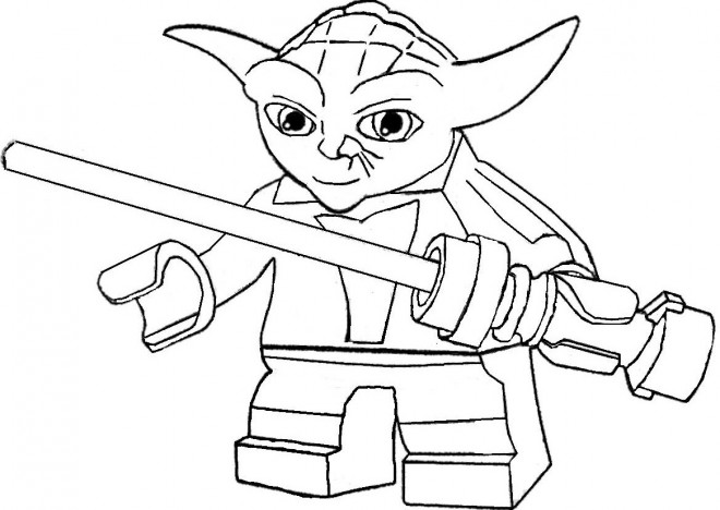 Coloriage Légo Star Wars Personnage Dessin Gratuit à Imprimer