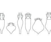 Coloriage Amphores romaines
