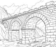 Coloriage Aqueduc carthaginois