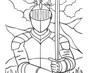 Coloriage Armure du soldat de Rome