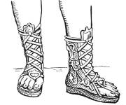 Coloriage Botte ouverte