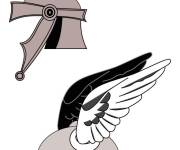 Coloriage et dessins gratuit Casques romains à imprimer