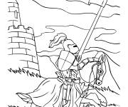 Coloriage Chevalier antique