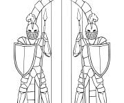 Coloriage Chevaliers romains