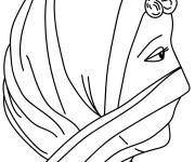 Coloriage Coiffe romaine &agrave; imprimer