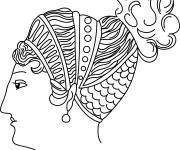 Coloriage Coiffure &eacute;trusque