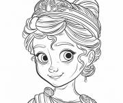 Coloriage D&eacute;esse romaine captivante