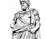 Coloriage Dieu de Carthage fascinant