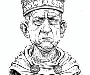 Coloriage Empereur romain historique