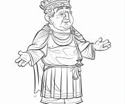 Coloriage Empereur romain historique &agrave; imprimer