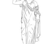 Coloriage Femme romaine