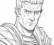 Coloriage General romain Trajan
