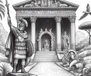 Coloriage La puissance Rome antique