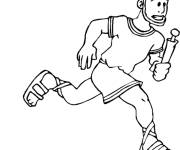 Coloriage et dessins gratuit Messager romain à imprimer