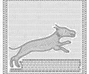 Coloriage Mosa&iuml;que romain