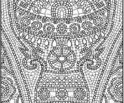 Coloriage Mosa&iuml;que romain PS