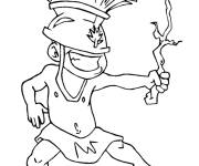 Coloriage Petit soldat romain qui vous fait rire