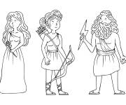 Coloriage Rome antique en ligne