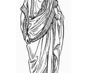 Coloriage Toge de Rome