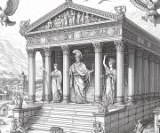 Coloriage Tous les dieux de Rome antique