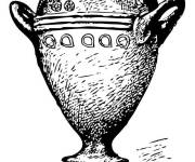 Coloriage Un Goblet historique de Rome