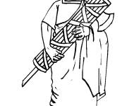 Coloriage et dessins gratuit Un ouvrier romain à imprimer
