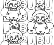 Coloriage Affiche Labubu