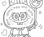 Coloriage Bob l'&eacute;ponge Labubu