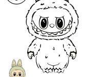 Coloriage Fiche de Labubu