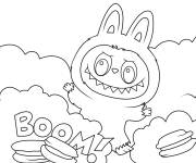 Coloriage Labubu Boom