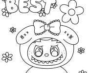 Coloriage Labubu fait de mon mieux
