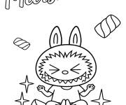 Coloriage Labubu guimauve mignon