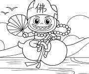 Coloriage Labubu Ji Gong