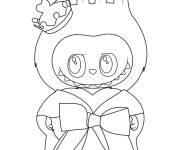 Coloriage Labubu kawaii