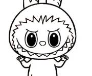 Coloriage et dessins gratuit Labubu ouvrant ses mains à imprimer