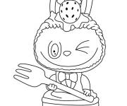 Coloriage et dessins gratuit Labubu pattisier à imprimer