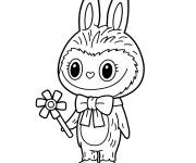 Coloriage Mokoko l'ami de Labubu