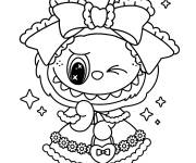 Coloriage Princesse Labubu pour maternelle