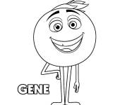 Coloriage et dessins gratuit Emoji Gene Le Monde Secret Des Emojis à imprimer