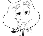 Coloriage et dessins gratuit Emoji Poop chic Le Monde Secret Des Emojis à imprimer