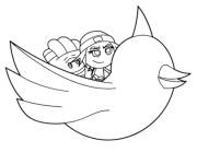 Coloriage et dessins gratuit JailBreak et Hi five Le film d'&eacute;moji à imprimer