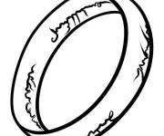 Coloriage et dessins gratuit Anneau du film seigneur des anneaux à imprimer