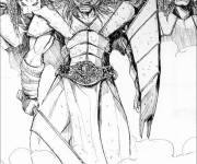 Coloriage Arm&eacute;e du royaume de Seigneur des Anneaux