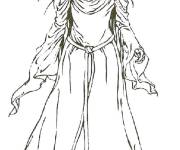 Coloriage Arwen Undomiel du Seigneur des anneaux