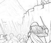 Coloriage Bataille du Rohan