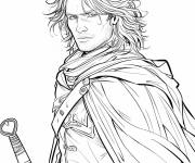 Coloriage Capitaine Faramir