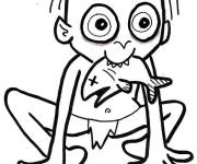 Coloriage Dr&ocirc;le Gollum